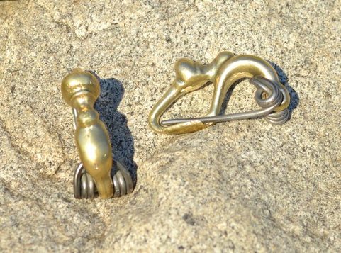 BRONZE CELTIC FIBULA, REPLICA, LOCALITY OF STITARY