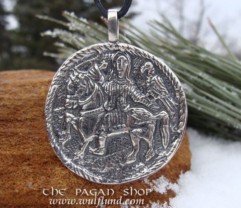 SLAVIC HAWKER, MORAVIA, MASSIVE SILVER PENDANT, AG 925, 21,9 G