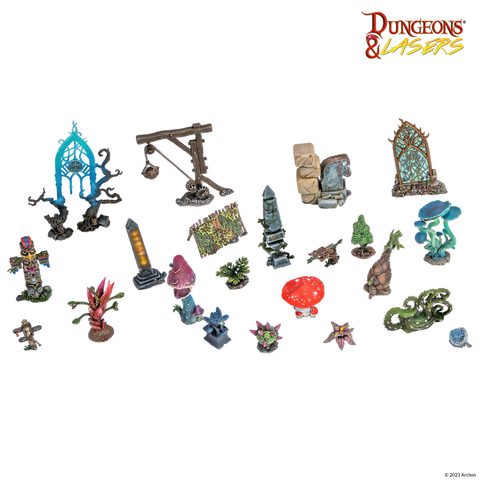 DUNGEONS & LASERS: ANCIENT RUINS SCATTER TERRAIN