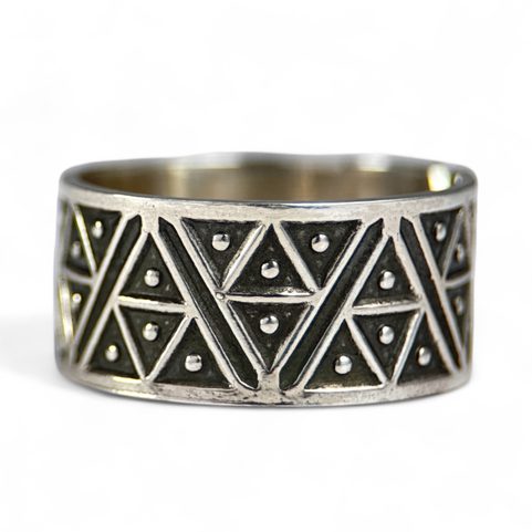 BORWIN, VIKING OR SLAVIC RING, SILVER