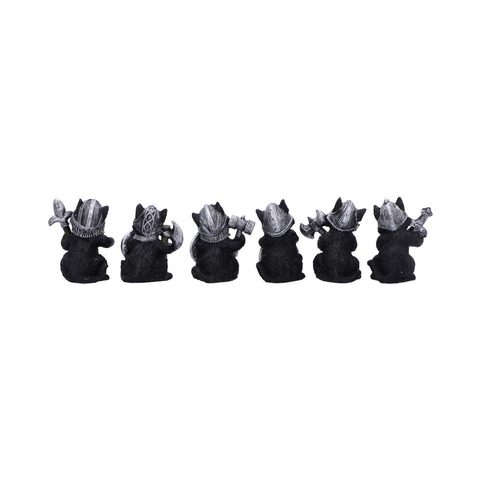 CAT CRUSADERS - SET OF 6 FIGURES