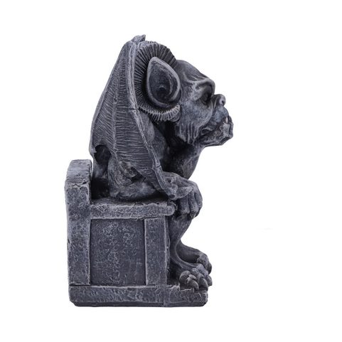 EDO DARK BLACK GROTESQUE GARGOYLE FIGURINE