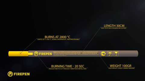 FIREPEN — A POCKET-SIZED INNOVATIVE METAL CUTTING PRODUCT