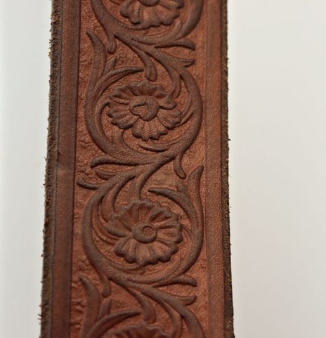 FLORES, CEINTURE BELT, MARRON