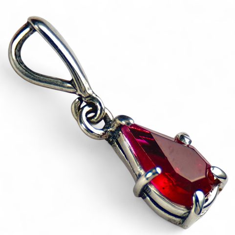 BATHORY, SILVER PENDANT, GLASS, AG 925