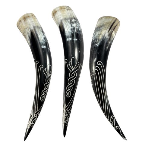 RAVEN, CROW, DRINKING HORN