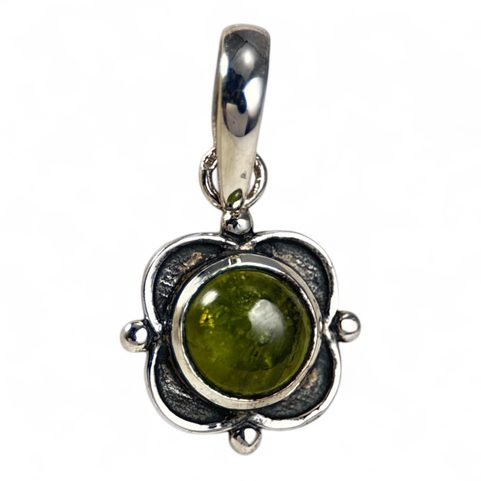 BORGIA, SILVER PENDANT, PERIDOT AG 925/1000