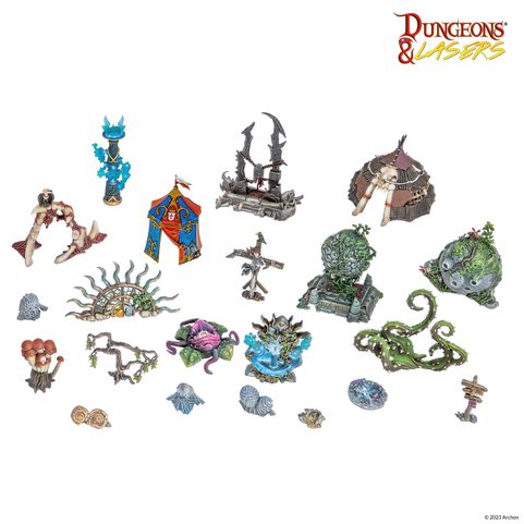 DUNGEONS & LASERS: ANCIENT RUINS SCATTER TERRAIN