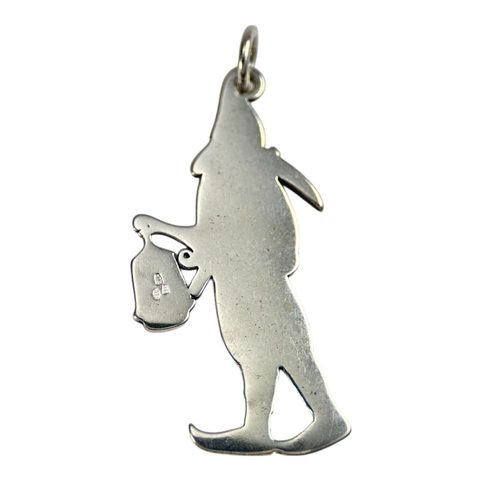 MEDIEVAL MINER - MINING DWARF, PENDANT, SILVER 925/1000