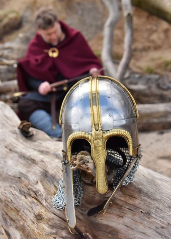 COPPERGATE HELMET, WITH BUTTED AVENTAIL, 1.6 MM STEEL