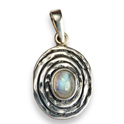 MOONSHINE - PENDENTIF, ARGENT, PIERRE DE LUNE