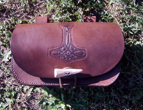 LEATHER BAG - THOR HAMMER
