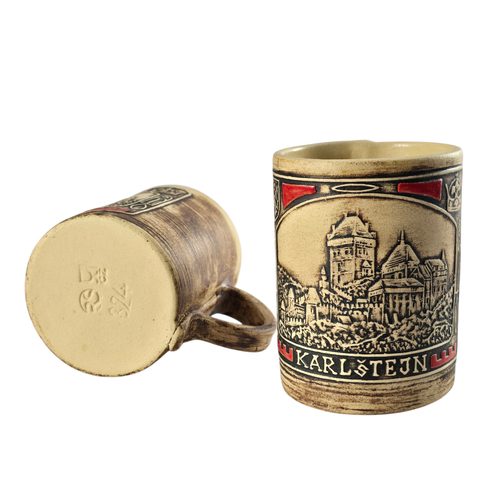 KARLSTEJN CASTLE, CERAMIC MUG