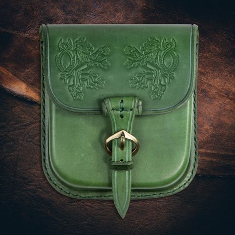 BOHEMIA, LEATHER BAG - GREEN