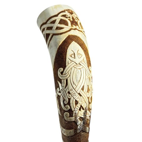 ODIN, DECORATED VIKING HORN