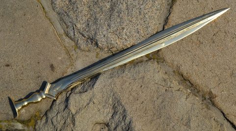 BRONZE AGE ANTENNAE SWORD, SWEDEN