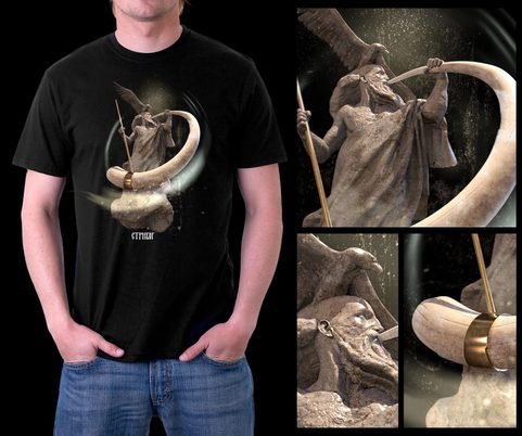 STRIBOG, T-SHIRT, ROD - SERBIA