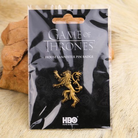 GAME OF THRONES PIN BADGE HOUSE LANNISTER PIN