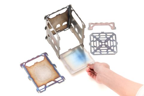 TI2201 TITANIUM ALLOY BACKPACKING WOOD STOVE