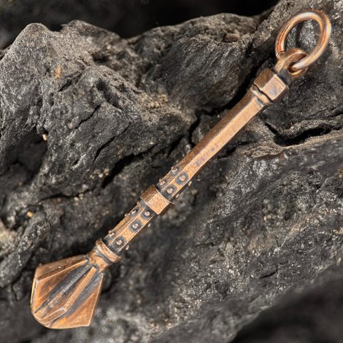 JAN ZIZKA'S MACE, KINGDOM COME: DELIVERANCE II, PENDANT, BRONZE