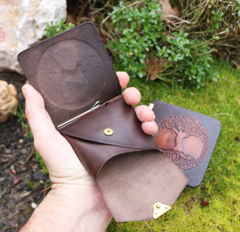 CELTIC TREE, LEATHER WALLET