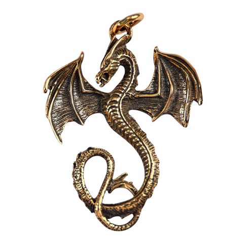 WINGED DRAGON, BONZE PENDANT