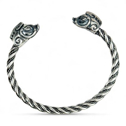 COLLACH, CELTIC BOAR, STERLING SILVER BRACELET