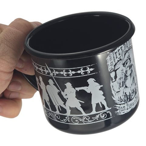 JAN ŽIŽKA, ENAMEL MUG