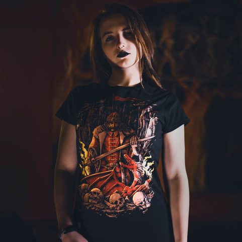 VLAD THE IMPALER, WOMEN'S T-SHIRT COLORED