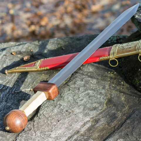 POMPEII GLADIUS SWORD WITH SCABBARD, COLLECTIBLE REPLICA