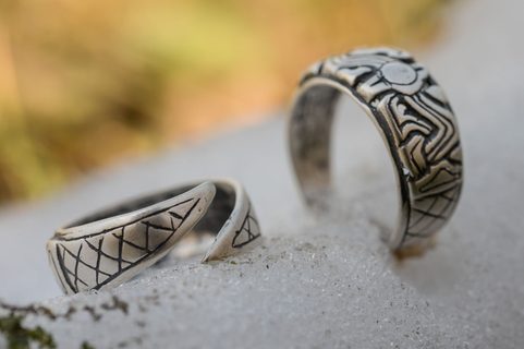VIKING RING FROM NORWAY, SILVER 925