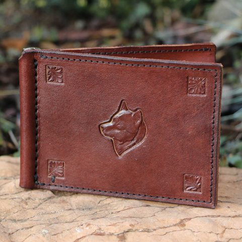 WOLF - LEATHER WALLET
