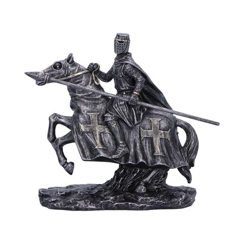 CRUSADER, KNIGHT ON HORSEBACK 16CM