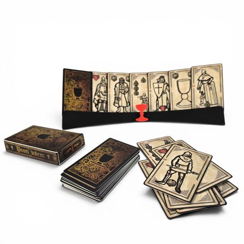 PLAYING CARD HOLDER, HUSSITE CHALICE