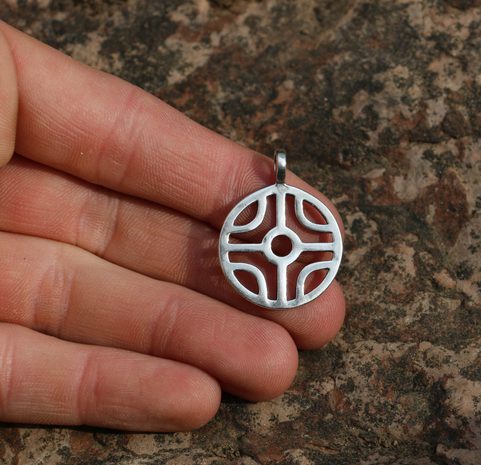 HISTORICAL PENDANT V, BRONZE AGE, SILVER