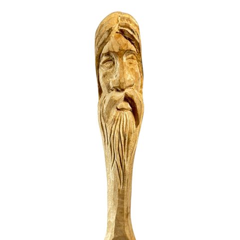BARBE D'ARBRE, CUILLÈRE SCULPTÉE