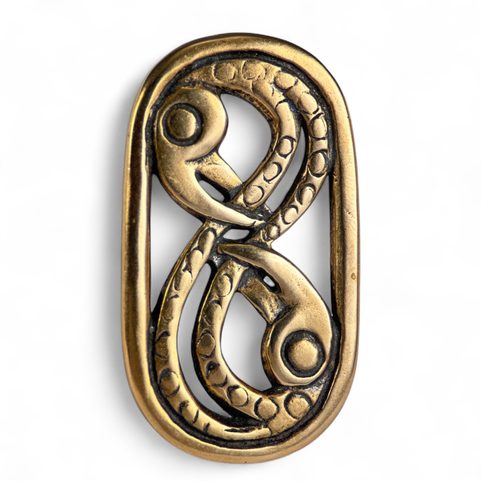 HUGINN AND MUNINN, BRONZE PENDANT