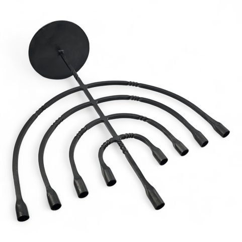 MENORAH, SEVEN-ARM CANDLESTICK