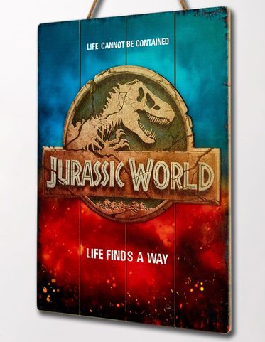 JURASSIC WORLD WOODARTS 3D WOODEN WALL ART