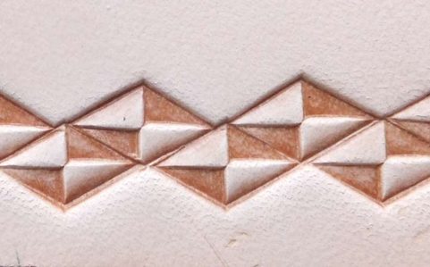 ENVELOPE, LEATHER STAMP