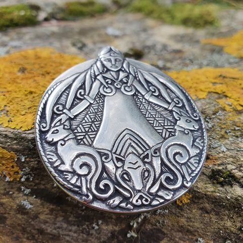 FREYA VIKING PENDANT SILVER