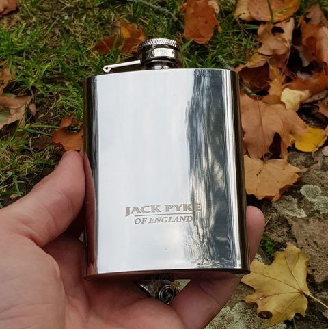 FLASQUE DE POCHE, ACIER INOXYDABLE, 4 OZ/118 ML