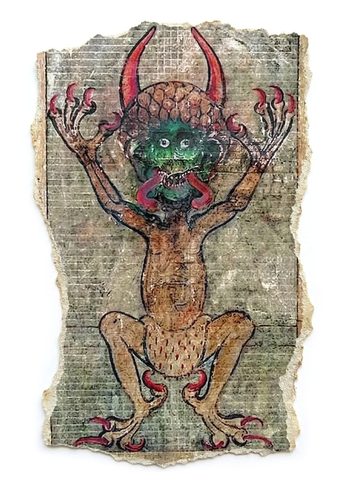 MITTELALTERLICHER PIN ANIMUS CODICIS