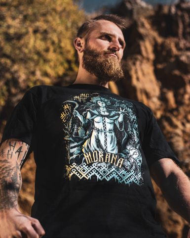 MORANA - DÉESSE DE LA MORT, T-SHIRT HOMMES, COLORÉ