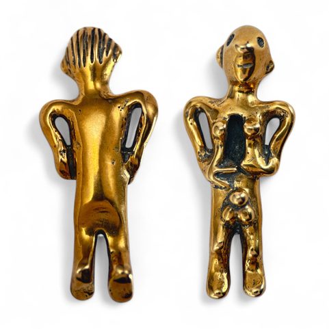 CELTIC FIGURE, BOHEMIA, BRONZE REPLICA