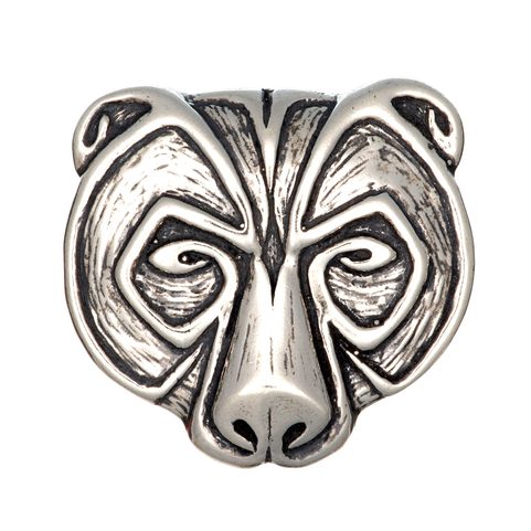 URSUS, BEAR PENDANT, STERLING SILVER