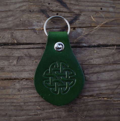KEYCHAIN - HIBERNIA, LEATHER