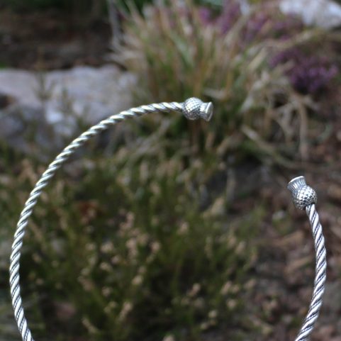 SCOTTISH THISTLE - ALBA, SILVER TORC