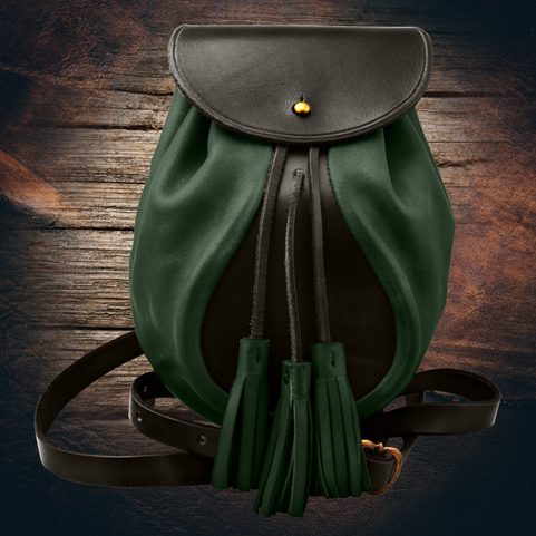 SULLIVAN, SCOTTISH SPORRAN, GREEN WITH BELT