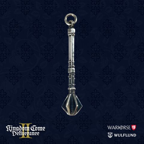 JAN ZIZKA'S MACE, PENDANT, KINGDOM COME: DELIVERANCE II, SILVER 925/1000